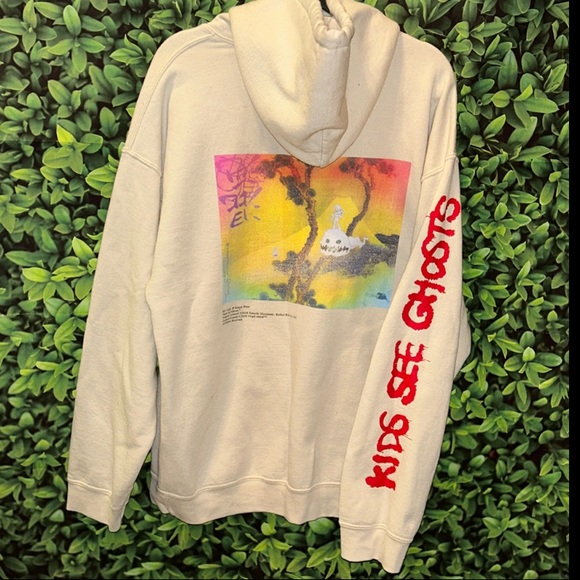 Gildan Kayne West X Takashi Murakami X KidCudi KIDS SEE GHOSTS Hoodie Merch2018 - Picture 14 of 16